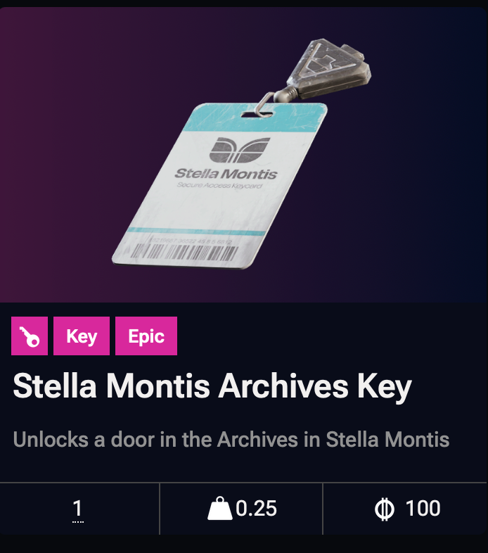 Arc Raiders - Keys